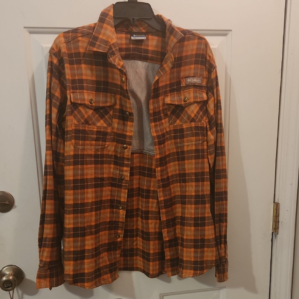 Men's PHG Columbia Flannel Shirt NWOT